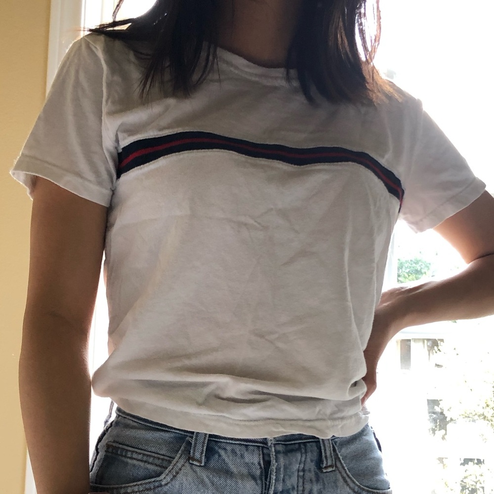 Red white and blue Brandy Melville t shirt